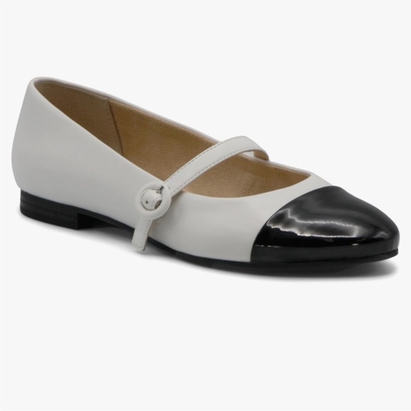 Charles By David Elegant Black and White Women's Flat, NWOT, Size 8M - Picture 3 of 5